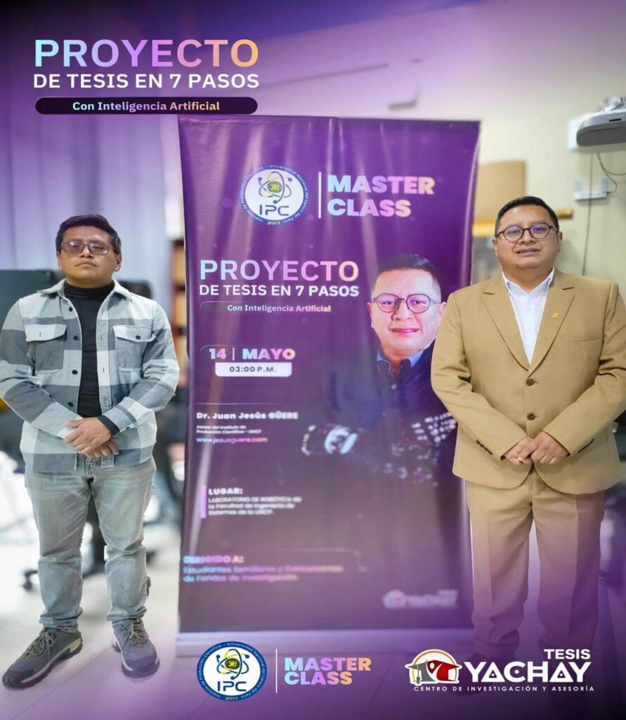 Evento Proyecto de tesis en 7 pasos con inteligencia artificial 6