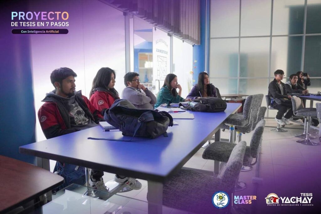 Evento Proyecto de tesis en 7 pasos con inteligencia artificial 13