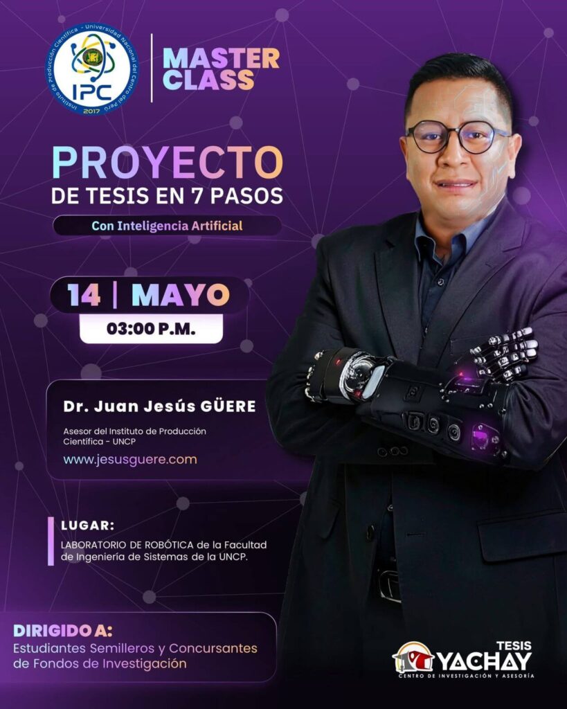 Evento Proyecto de tesis en 7 pasos con inteligencia artificial 5